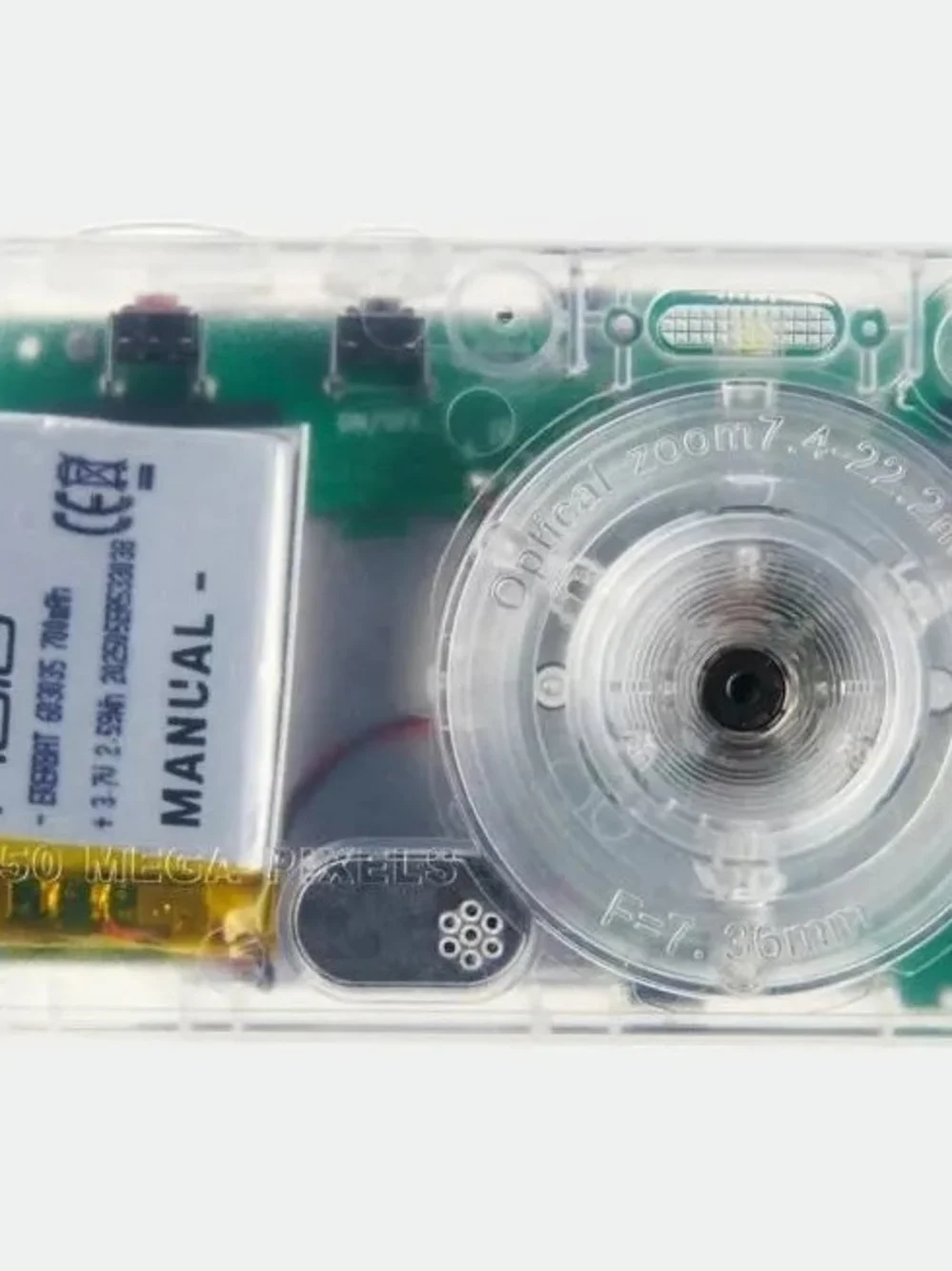 Manual Holo Digital Camera - Clear